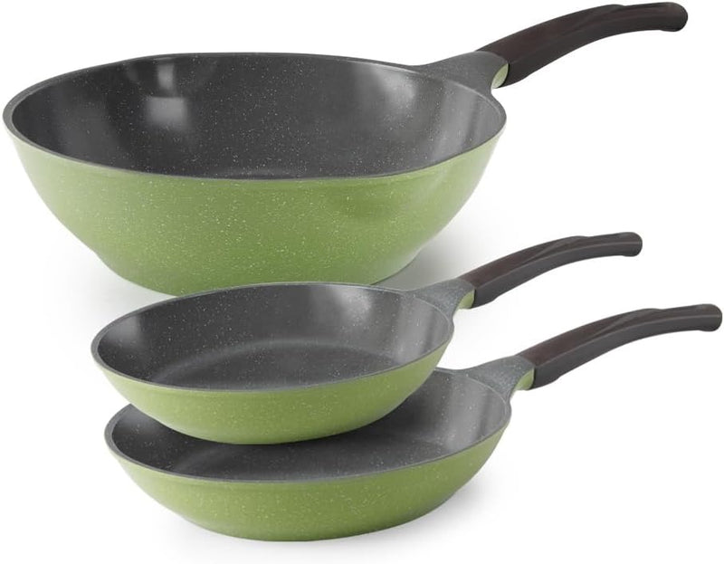 طقم مقلايه جرانيت 3 قطع